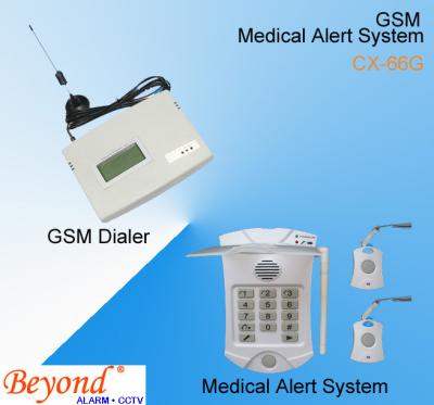 China Senior GSM Medical alert Alarm system : Help Alarm Auto Dialer, Auto Dial and Play Voice for sale