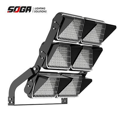 China 1800W High Lumen LED Outdoor Flood Lights Rotatable Modules Wireless Control for sale