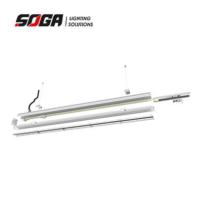 China Commercial LED Linear Trunking Light System With White Cover U Shape for sale