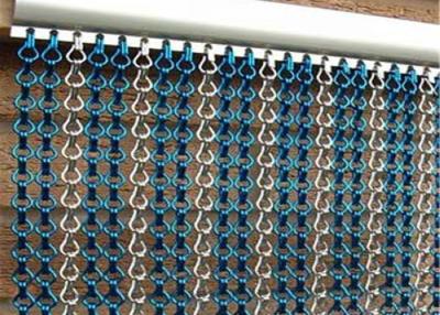 Chine Écran aveugle en aluminium de maillon de chaîne de rideau en porte d'insecte d'insecte volant 1,9 millimètres de fil à vendre