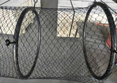 中国 Customized Black Stainless Steel Rope Mesh for safety netting Non Rusting 2.0 mm 販売のため