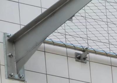 中国 SUS316 Stainless Steel Cable Mesh Fence With 2.5mm Rope Wire Weather Resistance 販売のため