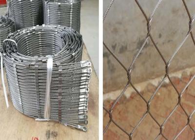 中国 安全網のための適用範囲が広いステンレス鋼 ロープ ケーブルの網 販売のため