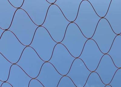 China Pvc 304 die niet Roestvrij staalkabel Mesh Railing Architectural Wire Netting roesten Te koop