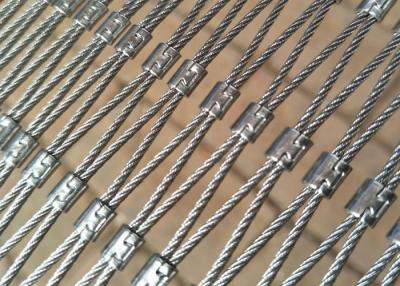 中国 Xによっては25x25mmの手すりケーブルの網の高力ステンレス鋼 ロープの網ががちである 販売のため