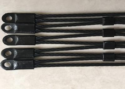 Chine Maillage de corde en acier inoxydable noir pour aviary Anti-corrosif Anti-rouille à vendre