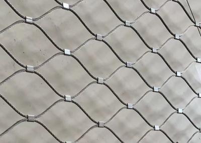 中国 鳥の網のための動物園のワイヤーメッシュを折りたたむステンレス鋼ロープ 販売のため