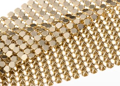 Chine Rétrécissement flexible de nappe de tissu de paillette d'or de l'aluminium 4MM - preuve à vendre