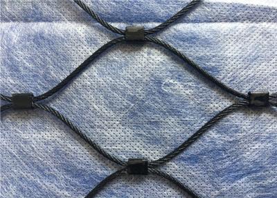 China Rust Resistant Aviary Wire Netting , Black Oxide Stainless Steel Bird Wire Mesh for sale