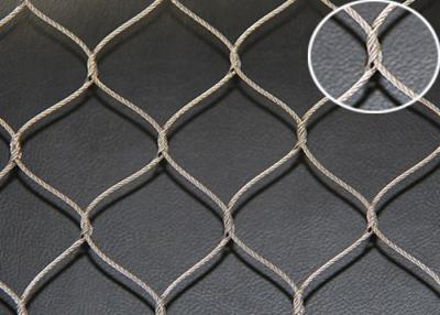 China 7x7 Stainless Steel Bird Mesh 316 Marine Grade Wire Rope SGS Certified for sale