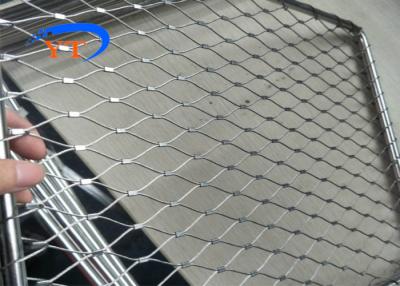 China 316L X Tend Balustrade Cable Mesh , Stainless Steel Cable Mesh Netting For Stairs for sale