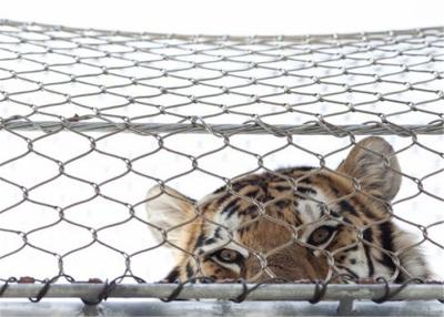 China Tigre ultrassônico da malha do jardim zoológico da corda de fio dos SS do banho que cerca o peso leve flexível à venda
