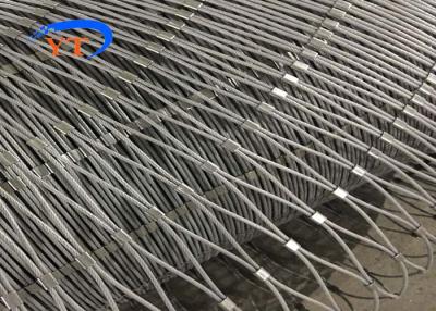 China Red llena de la seguridad de la barandilla de la escalera exterior/malla decorativa interior del cable en venta