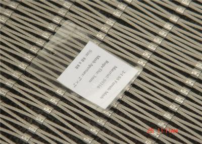 China Corrosion Resistant Architectural Mesh Cladding 3.0 mm Wire Diameter for sale