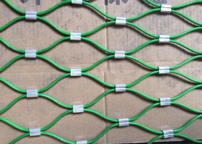 China Softly Flex Decorative Wire Mesh Fencing , PVC /  Nylon Woven Rope Mesh for sale