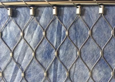 Cina LINEA balaustra di X-TEND INOX che recinta la maglia Webnet del cavo dell'acciaio inossidabile un angolo di 60 gradi in vendita