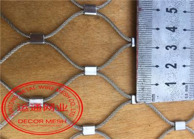中国 軽量のステンレス鋼Xは環境に優しいケーブルの網の落下保護をがちです 販売のため