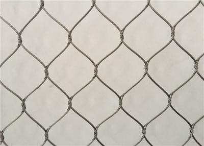 China High Strength SS Zoo Wire Mesh Hand Woven Anti - Rust Easy Installation for sale