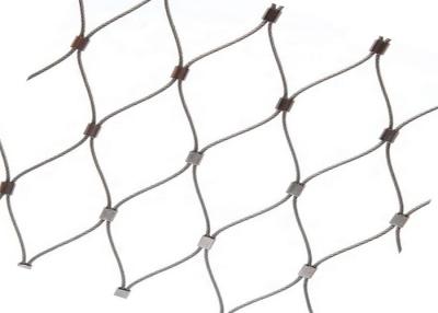 China Light Weight Network 2.4mm Stainless Steel Wire Rope Mesh for sale