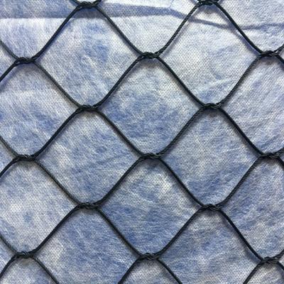 China Black Oxide 7 X 7 Flexible Stainless Steel Cable Mesh For Balustrade Or Railing for sale