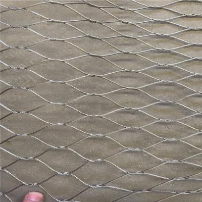 China Cuerda de alambre tejida de acero inoxidable de encargo 304 Mesh Knotted en venta