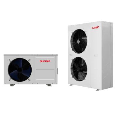 China Sistema de calefacción residencial aire-agua de la pompa de calor de la fuente de aire de R410a 8KW en venta