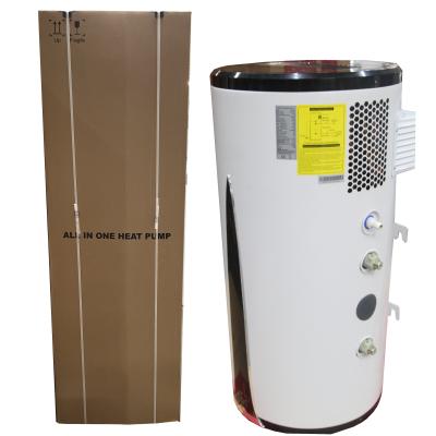 China Air To Water Horizontal Wall Mounted Electric Water Heater 100L COP3.5 for sale