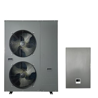 China SUNRAIN Electric EVI Split Heat Pump Heating And Cooling System R410a for sale