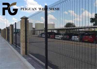 China 1.8m Black Galvanized Anti Climb Fence Easily Assembled for sale