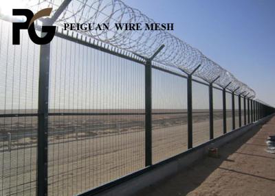 China Eco Friendly Security Metal Fencing , 8 Gauge Wire Mesh Security Fencing for sale
