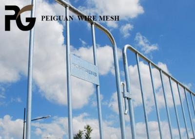 China Steel Pedestrian Crowd Control Barriers , Easily Assembled Crowd Control Gates for sale