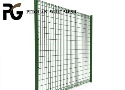 China Powder Coated BRC Fence , 2400mm Roll Top Mesh Fence for sale