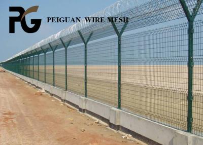 China 6 voet Groen Mesh Security Fencing Te koop