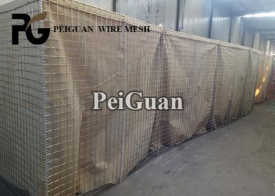China 2.21m Galfan Coated Hesco Bastion Barrier In Perimeter Security for sale