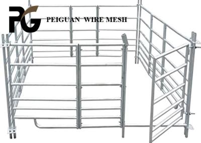 Chine Les panneaux en acier extérieurs de yard de bétail, zinguent les panneaux portatifs enduits de bétail à vendre