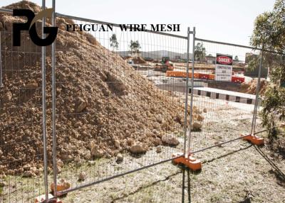 Chine Fil d'acier galvanisé de clôture provisoire de construction démontable à vendre