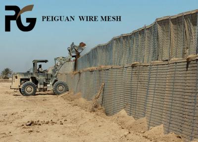 China Green Hesco Bastion Barrier , MIL7 Military Hesco Barrier for sale
