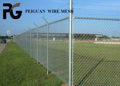 China 9 Gauge Diamond Shape Gi 2.0mm Metal Chain Link Fence for sale