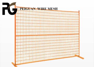 China Orange Canada Temporary Fence Powder Coated For Yard for sale