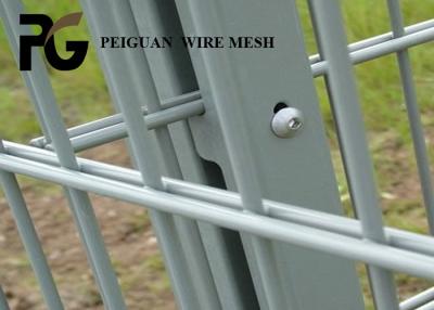China Powder Coated Double Wire Fence , Conservation Twin Wire Mesh Fencing for sale