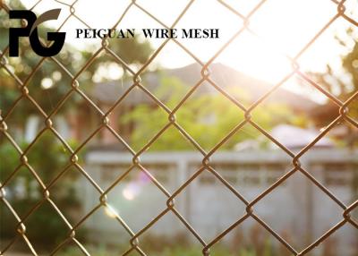 China Construction Security Metal Fencing , Eco Friendly Coated Chain Link Fence for sale