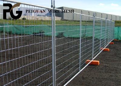 China Plastic Feet Construction Site Fence Panels for sale