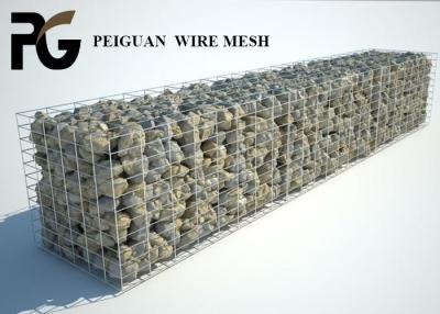 China 50x50mm Welded Mesh Gabion , 6mm Wire Mesh Gabion Basket for sale