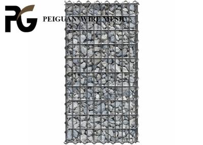 China 50x50mm Welded Mesh Gabion , Seawall Protection Galvanised Gabion Baskets for sale