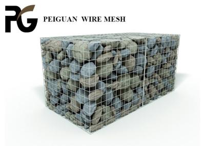 China decoração soldada fio de 4mm Mesh Gabion Rectangle Hole For à venda