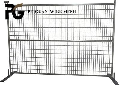 China School Construction Safety Fence Panels , Anti Corrosion Portable Fence Canada for sale