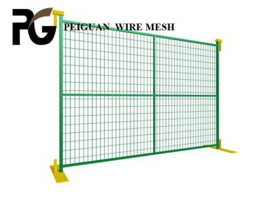 China Electric Galvanized Canada Temporary Fence , Roadway Construction Safety Fence Panels for sale