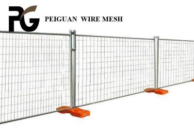 China Easily Assembled Iron Portable Construction Fence 3mm Wire for sale