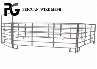 China Sustainable 1.6x2.1m Metal Fence Panels For Livestock Anti Corrosion for sale