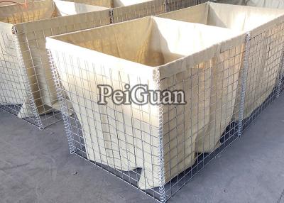 China Barrera galvanizada sumergida caliente del bastión de la milipulgada 3 el 1.0x1.0x10m Hesco en venta